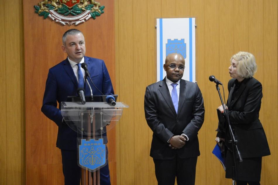 Кметът на Варна се срещна с посланика на Република Южна Африка