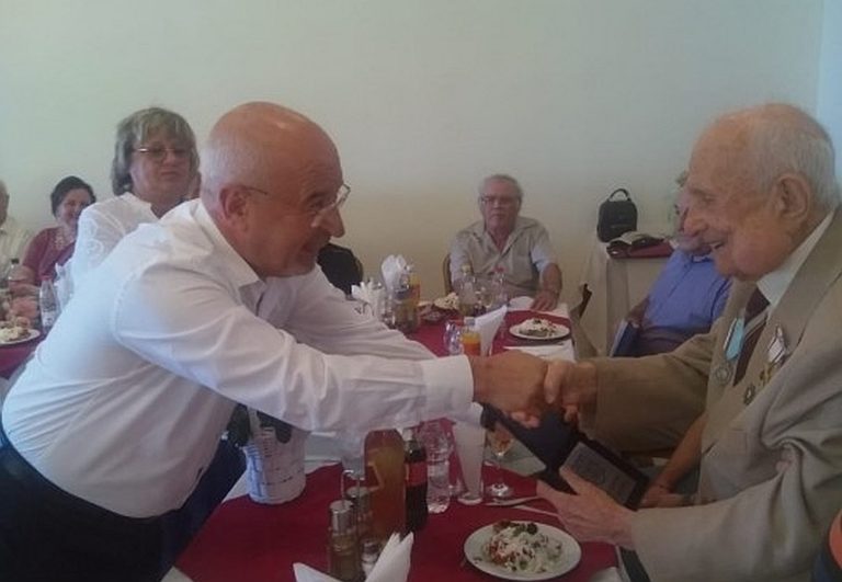 Ветеран от войната отпразнува 100-годишен юбилей