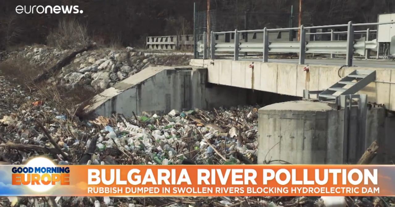 Видео: Euronews излъчи репортаж за замърсяването на река Искър край Своге