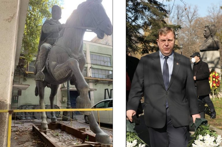 Каракачанов към Скопие: ВМРО сме готови да изкупим махнатия паметник на Борис Сарафов, за да не бъде претопен