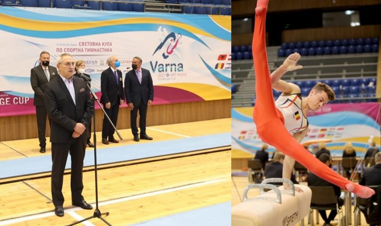 Министър Кузманов откри Световната купа по спортна гимнастика във Варна
