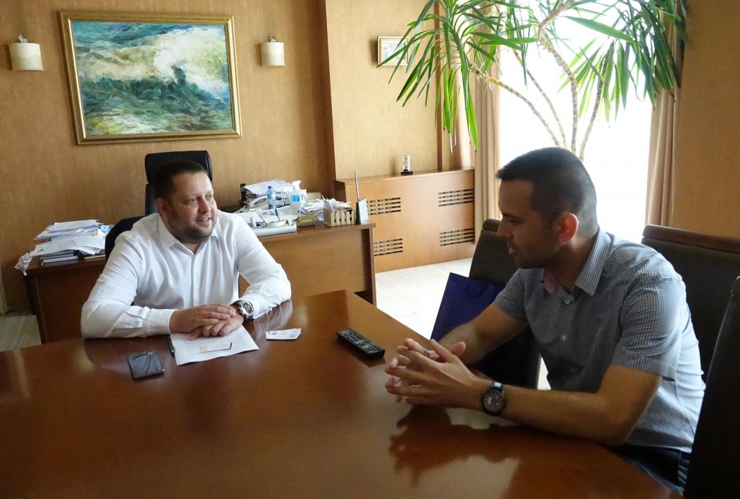 Тодор Балабанов се срещна с председателя на Общинския съвет на Цариброд
