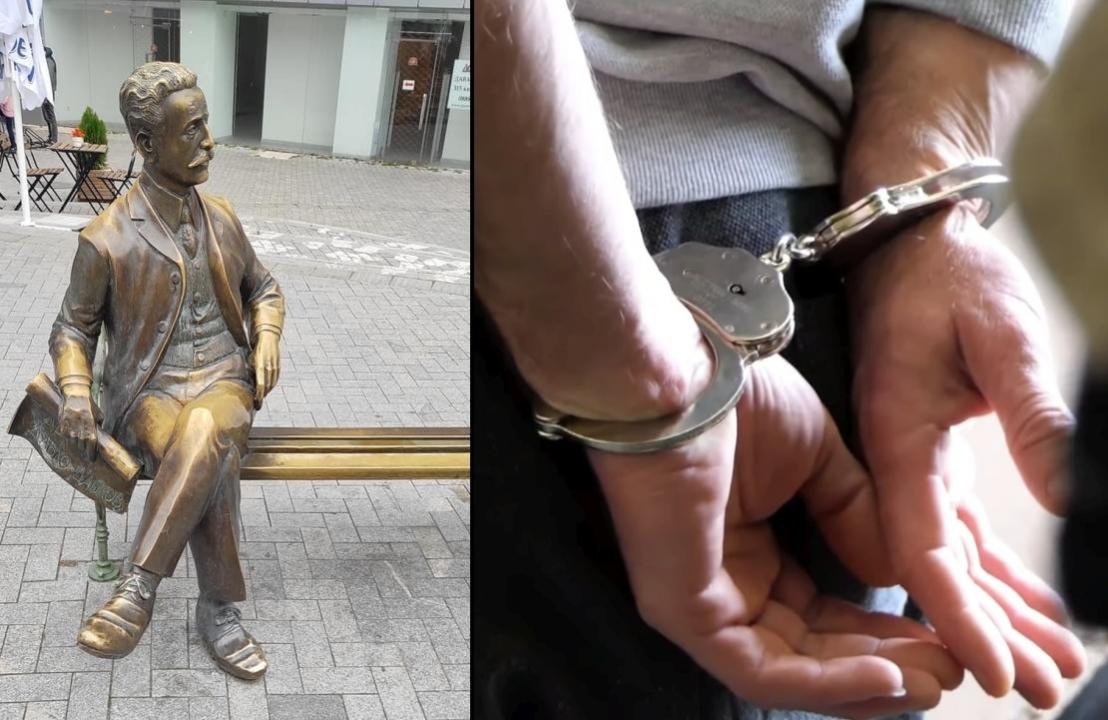 Има задържан по случая с откраднатите месингови детайли от скулптурата на арх. Дабко Дабков