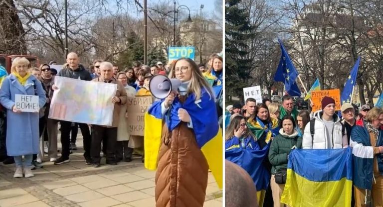 Протест срещу случващото се в Украйна се проведе във Варна