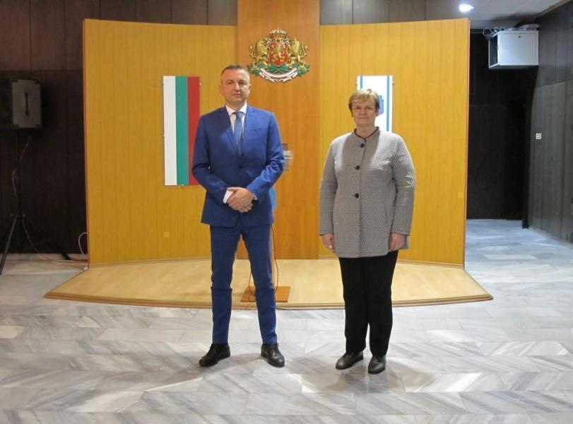 Кметът Иван Портних се срещна с посланика на Литва в България и Румъния