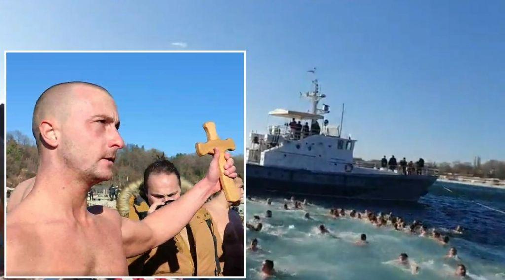 31-годишният моряк Анжел Димитров извади Богоявленския кръст във Варна