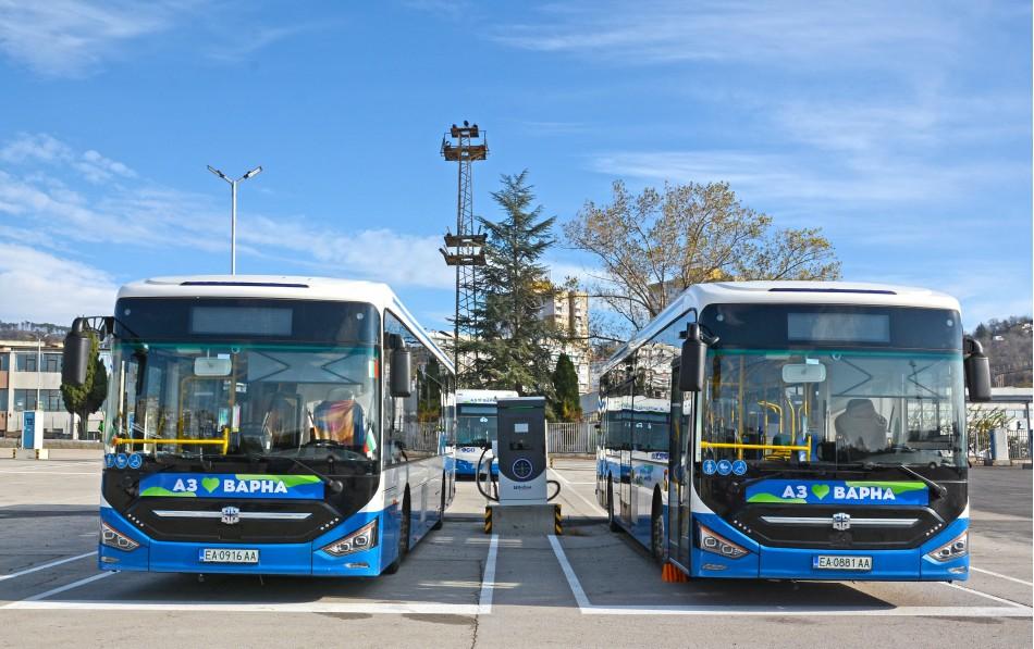 60 нови електробуса се включват в транспортната схема на Варна