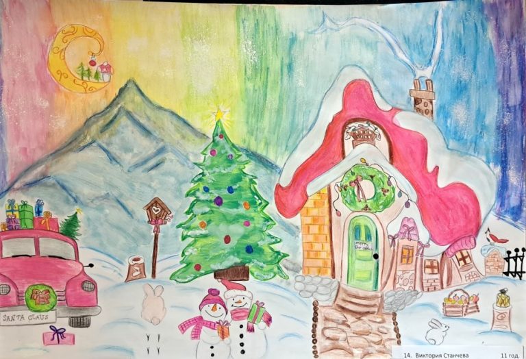 С картички на детски рисунки ще поздрави кметът Благомир Коцев партньорите на Община Варна за Коледа