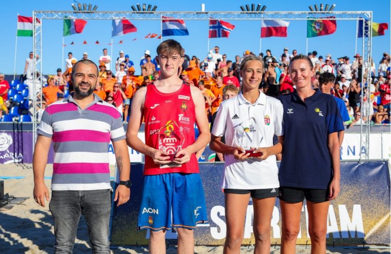 Заместник-кметът Илия Коев участва в награждаването на победителите в Европейско първенство по плажен хандбал за юноши и девойки