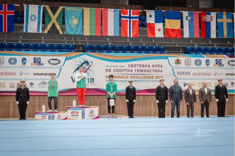 5 медала за България от Световната купа по спортна гимнастика във Варна