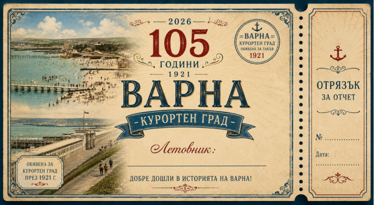 Варна отбелязва 105 години като курортен град с безплатни събития и игра с атрактивни награди