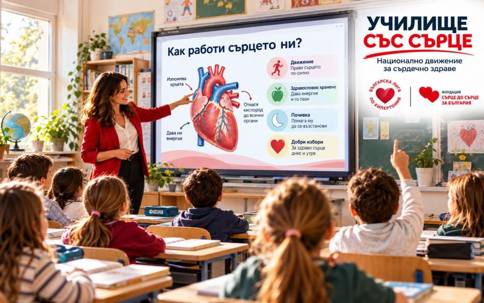 Училища и детски градини във Варна се включват в национална програма за сърдечно здраве